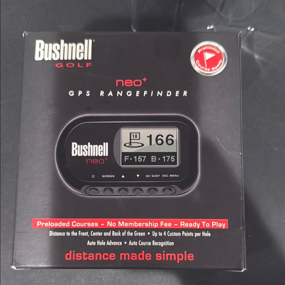 Bushnell golf neo GPS rangefinder